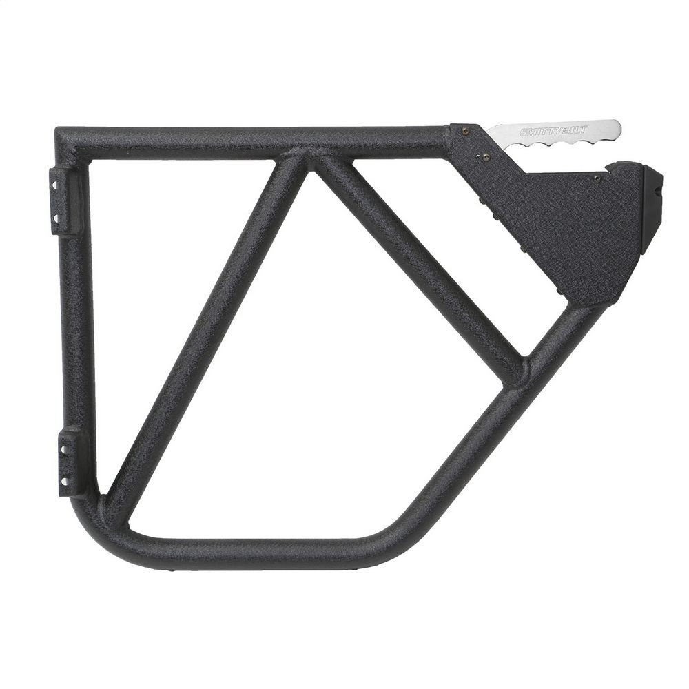 Smittybilt 76795 SRC Rear Gen 2 Tube Door Pair Textured Black (07-18 JKU) - view 2