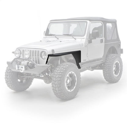 Smittybilt 76872 XRC Front Tube Fender Pair Textured Black (97-06 TJ)