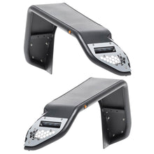 Smittybilt 77835 Apollo Front Fender Pair Textured Black (18+ JL/JT) - view 2
