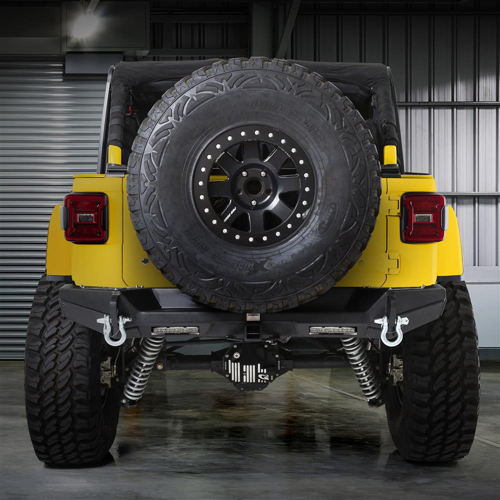 Smittybilt 77858 XRC Gen 2 Rear Bumper Textured Black (18+ JL/JLU) - view 2