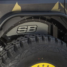 Smittybilt 77986 Rear Aluminum Inner Fender Liner Pair Black (18+ JL/JLU)
