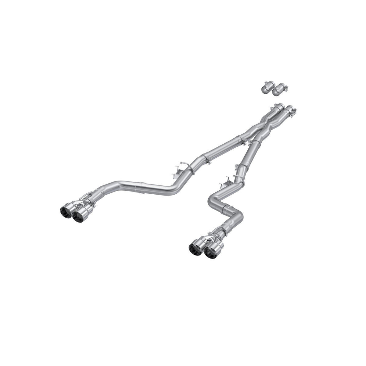 MBRP S7114AL 3in. Cat-Back. Dual Rear Exit. Race Version. Aluminized