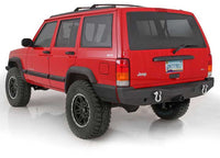 Smittybilt - 84 - 01 CHEROKEE (XJ) 2/4 DOOR XRC REAR BUMPER W/HITCH - BLACK TEXTURED