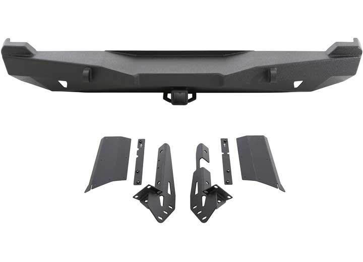 Smittybilt - 84 - 01 CHEROKEE (XJ) 2/4 DOOR XRC REAR BUMPER W/HITCH - BLACK TEXTURED