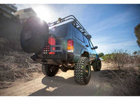 Smittybilt - 84 - 01 CHEROKEE (XJ) 2/4 DOOR XRC REAR BUMPER W/HITCH & TIRE CARRIER - BLACK TEXTURED