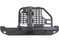 Smittybilt - 84 - 01 CHEROKEE (XJ) 2/4 DOOR XRC REAR BUMPER W/HITCH & TIRE CARRIER - BLACK TEXTURED