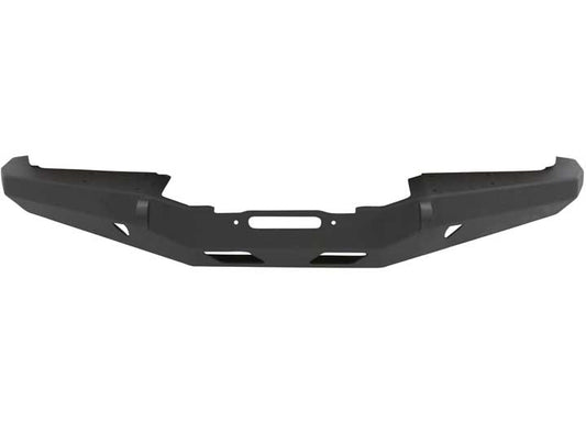 84-01 CHEROKEE XJ 2/4 DR XRC ROCK CRAWLER WINCH FRONT BUMPER W/D-RING MOUNTS; BLACK TEXTURED