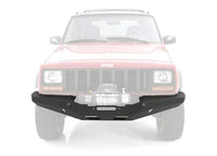 Smittybilt - 84 - 01 CHEROKEE XJ 2/4 DR XRC ROCK CRAWLER WINCH FRONT BUMPER W/D - RING MOUNTS; BLACK TEXTURED