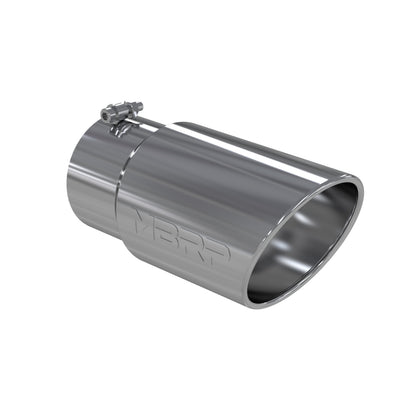 MBRP T5075 Tip. 6in. O.D. Angled Rolled End 5in. inlet 12in. length