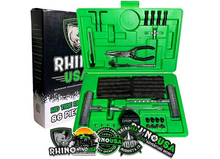 Rhino USA - 86 PIECE TIRE REPAIR PLUG KIT