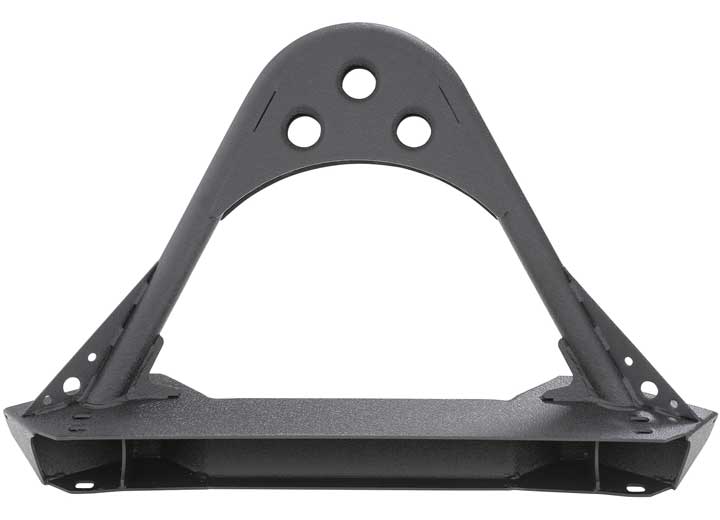 87-06 JEEP WRANGLER, RUBICON AND UNLIMITED SRC FRONT STINGER BUMPER W/D-RING MOUNTS; BLACK TEXTURED