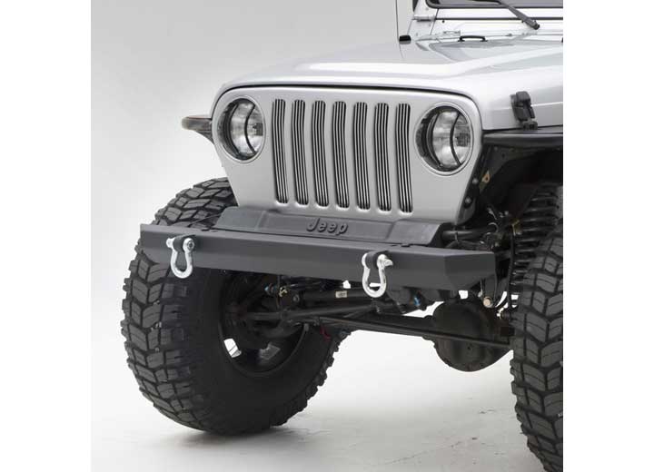 Smittybilt - 87 - 06 WRANGLER YJ/TJ/LJ SRC CLASSIC ROCK CRAWLER FRONT BUMPER W/ D - RINGS; BLACK POWDERCOAT