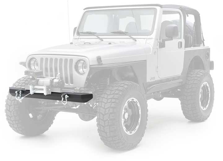 Smittybilt - 87 - 06 WRANGLER YJ/TJ/LJ SRC CLASSIC ROCK CRAWLER FRONT BUMPER W/ D - RINGS; BLACK POWDERCOAT