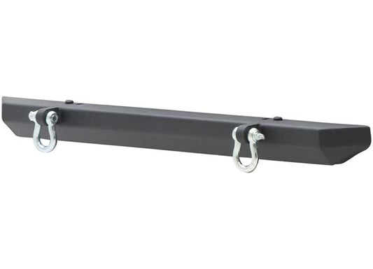 87-06 WRANGLER YJ/TJ/LJ SRC CLASSIC ROCK CRAWLER FRONT BUMPER W/ D-RINGS; BLACK POWDERCOAT