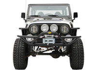 Smittybilt - 87 - 06 WRANGLER YJ/TJ/LJ SRC FRONT GRILLE GUARD BUMPER W/D - RING MOUNTS - BLACK TEXTURE
