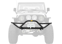 Smittybilt - 87 - 06 WRANGLER YJ/TJ/LJ SRC FRONT GRILLE GUARD BUMPER W/D - RING MOUNTS - BLACK TEXTURE