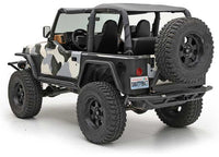 87-06 WRANGLER (YJ/TJ/LJ) SRC REAR BUMPER W/TIRE CARRIER - BLACK TEXTURED