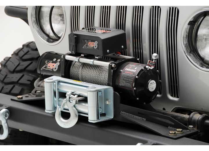 87-06 WRANGLER (YJ/TJ/LJ) WINCH PLATE - RAISED - FITS AFTERMARKET BUMPERS