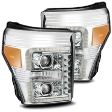 AlphaRex 880141 Projector Headlights Plank Style Design Chrome