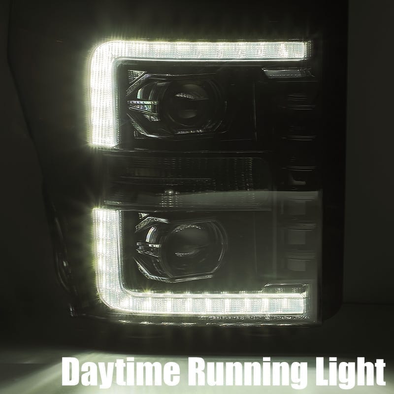 AlphaRex 880141 Projector Headlights Plank Style Design Chrome - view 3