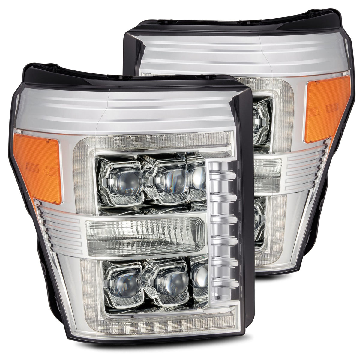 AlphaRex 880148 LED Projector Headlights in Chrome