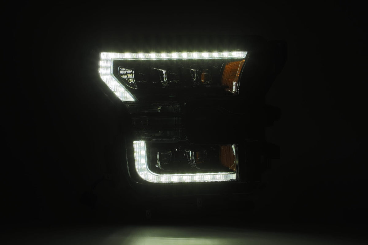 AlphaRex 880163 LED Projector Headlights Plank Style Design Midnight Black - view 2