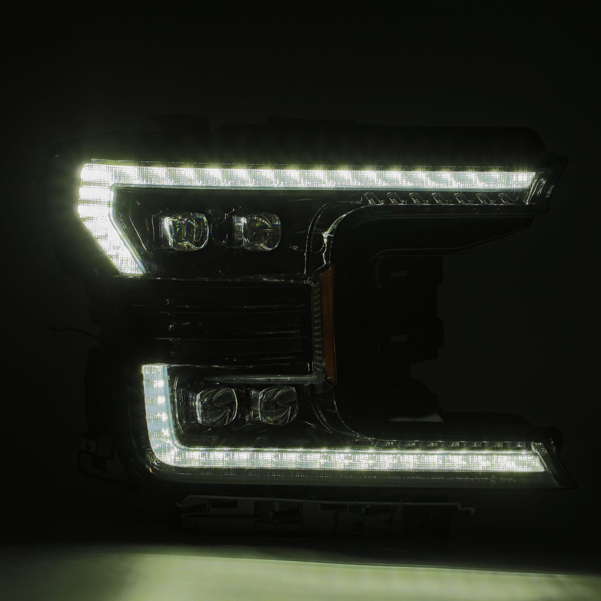 AlphaRex 880165 LED Projector Headlights in Alpha- Black - view 2