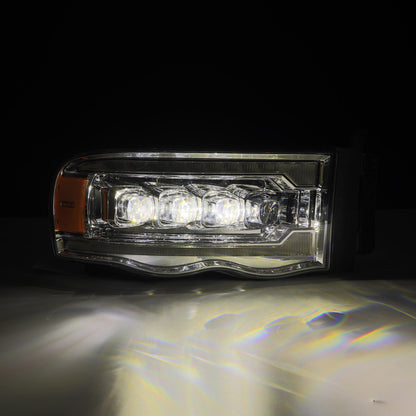 AlphaRex 880565 LED Projector Headlights in Chrome - view 3
