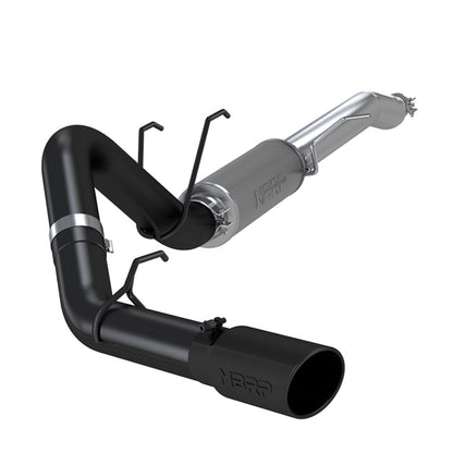 MBRP S5247BLK 4in. Resonator-Back. Single Side Exit. Street Version. BLK