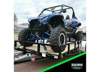 Rhino USA - 8FT Heavy Duty Blue Ratchet Tie - Downs (Set of 4)