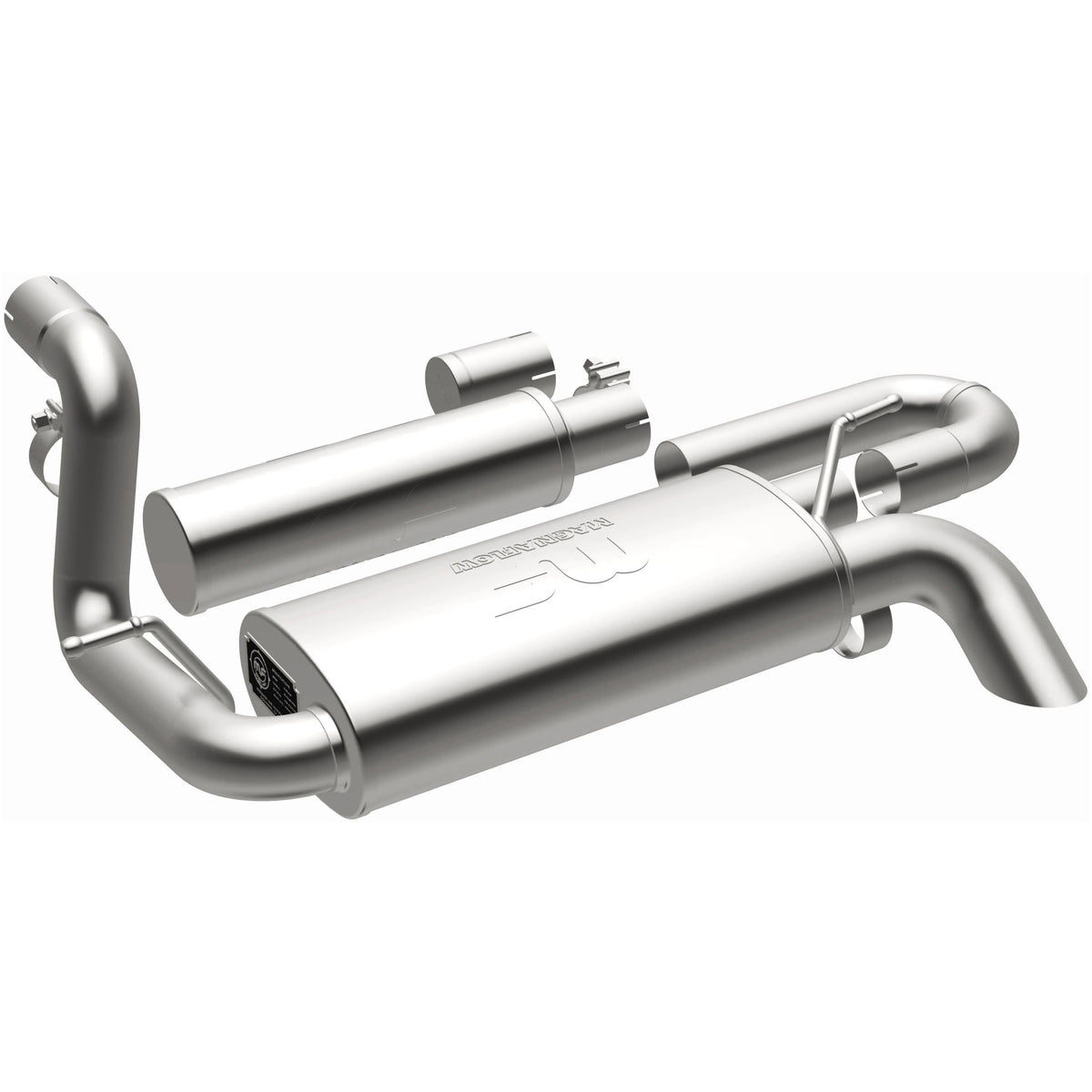 MagnaFlow 19620 Overland Series Stainless Axle-Back System - view 2