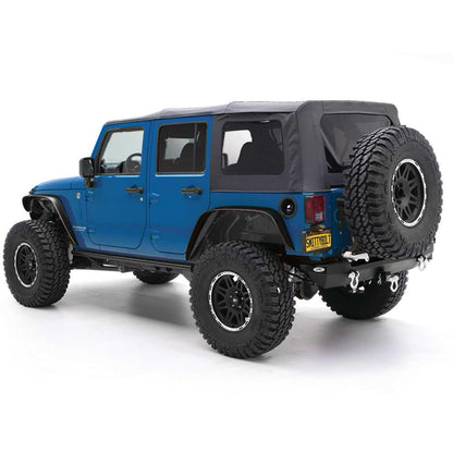 Smittybilt 9085235 OEM Replacement Soft Top w/ Tinted Windows Black Diamond - view 2