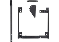 Smittybilt Front Seat Adapter Bracket - Passenger Side, Black Powder Coat, 1997-2002 Jeep Wrangler TJ