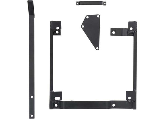 Smittybilt Front Seat Adapter Bracket - Passenger Side, Black Powder Coat, 1997-2002 Jeep Wrangler TJ
