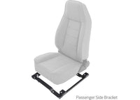 Smittybilt Front Seat Adapter Bracket - Passenger Side, Black Powder Coat, 1997-2002 Jeep Wrangler TJ