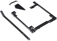 Smittybilt Front Seat Adapter Bracket - Passenger Side, Black Powder Coat, 1997-2002 Jeep Wrangler TJ