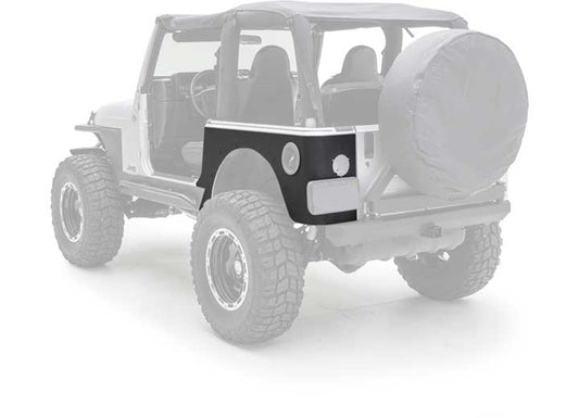 97-06 WRANGLER TJ 2 DOOR XRC REAR CORNER GUARDS - BLACK TEXTURED