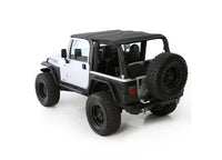 Smittybilt Bowless Combo Top with Tinted Windows - Black Diamond, 1997-2006 Jeep Wrangler TJ