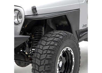 97-06 WRANGLER TJ/LJ 2DR XRC ARMOR FRONT TUBE FENDERS; BLACK TEXTURED