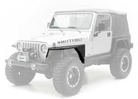 97-06 WRANGLER TJ/LJ XRC ARMOR FRONT TUBE FENDERS W/3IN FLARE; BLACK TEXTURED
