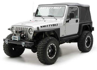 97-06 WRANGLER TJ/LJ XRC ARMOR FRONT TUBE FENDERS W/3IN FLARE; BLACK TEXTURED