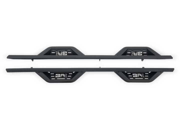 Body Armor 4x4 - 99 - 16 F250/F350/F450/F550 SUPER DUTY CREW CAB AMBUSH SIDE STEPS BLACK