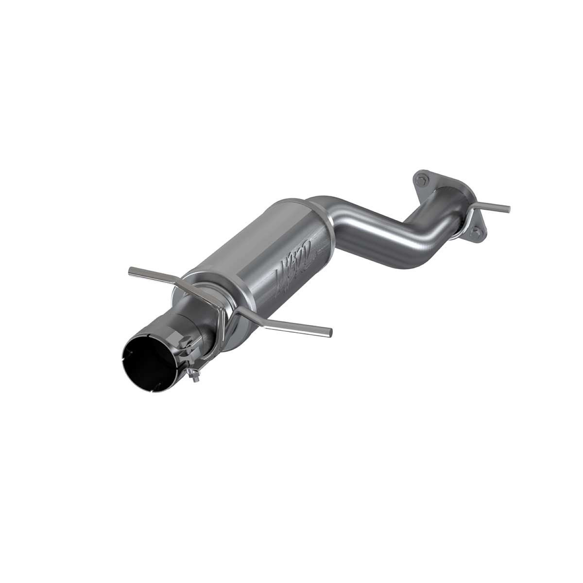 MBRP S5143409 3in. Single In/Out Muffler Replacement. High Flow. T409