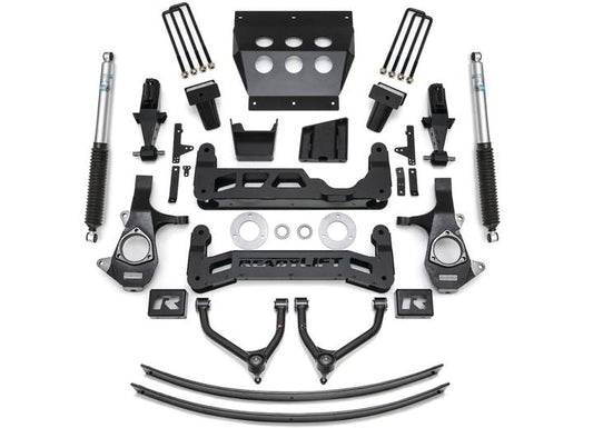 9IN BIG LIFT KIT CAST STEEL OE UPPER CONTROL ARMS W/BILSTEIN SHOCKS 14-16 CHEVY/GMC 1500