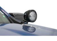 22-C SILVERADO/SIERRA 1500 DITCH LIGHT BRACKETS BLACK