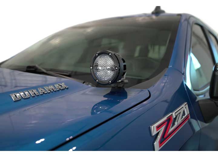 22-C SILVERADO/SIERRA 1500 DITCH LIGHT BRACKETS BLACK