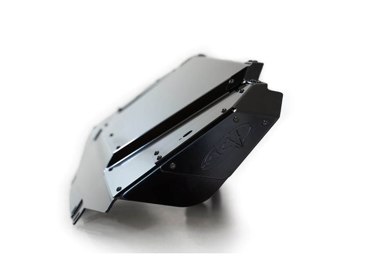 21-C FORD BRONCO BOMBER SKID PLATE STAIN BLACK POWDER COAT FINISH