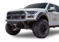 17-20 F150 RAPTOR FRONT BUMPER 120IN WALL STEEL TUBING AN ALUMINUM SKID PLATE ,20IN RADIUS LED BAR