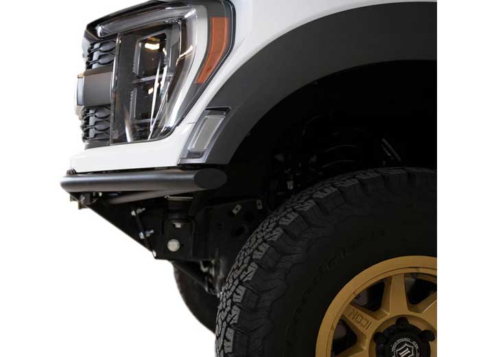 21-C F150 RAPTOR PRO FRONT BUMPER HAMMER BLACK POWDER COAT FINISH