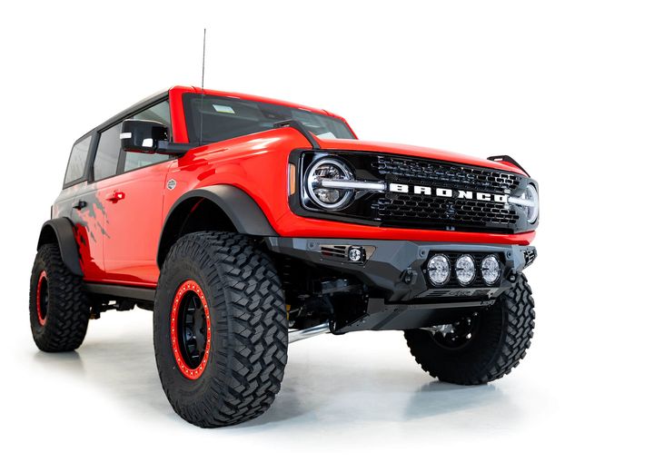 21-C FORD BRONCO BOMBER FRONT BUMPER BLACK POWDERCOAT FINISH Addictive Desert